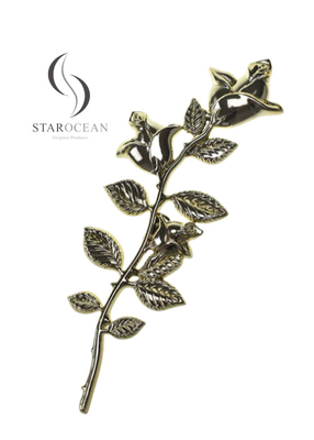 Plastic Rose Coffin Ornaments , Coffin Fittings For Coffin Lid Decoration PF13